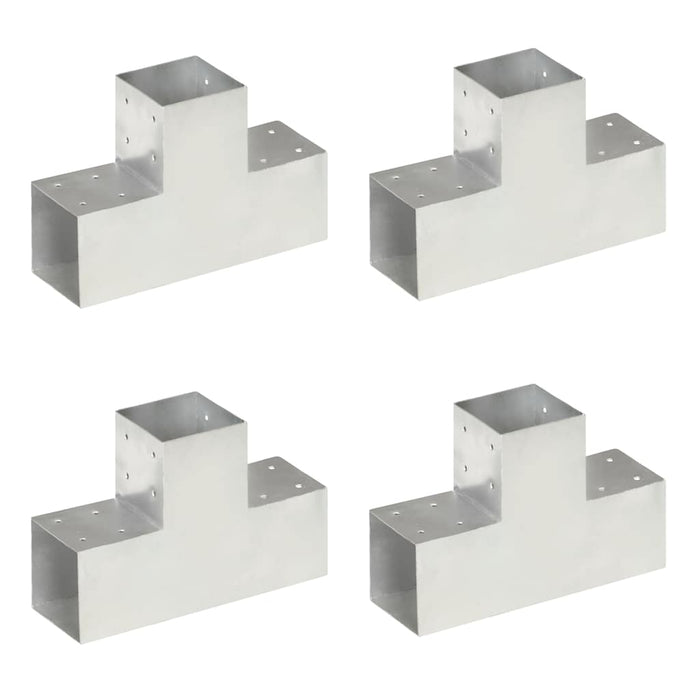 Conectori grindă, formă T, 4 buc, 101x101 mm, metal galvanizat - WALTI WALTI