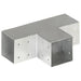 Conectori grindă, formă T, 4 buc, 101x101 mm, metal galvanizat - WALTI WALTI
