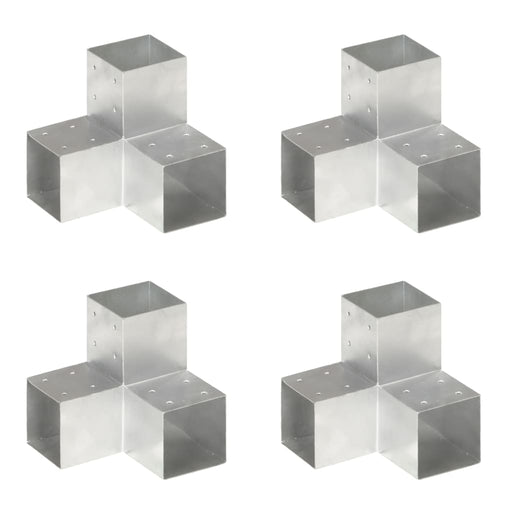 Conectori grindă, formă Y, 4 buc, 101x101 mm, metal galvanizat - WALTI WALTI