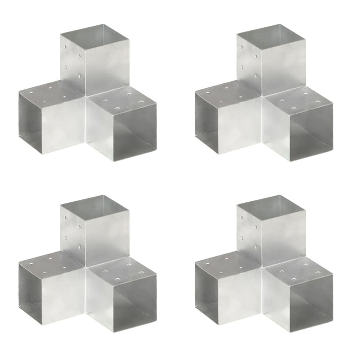 Conectori grindă, formă Y, 4 buc, 101x101 mm, metal galvanizat - WALTI WALTI