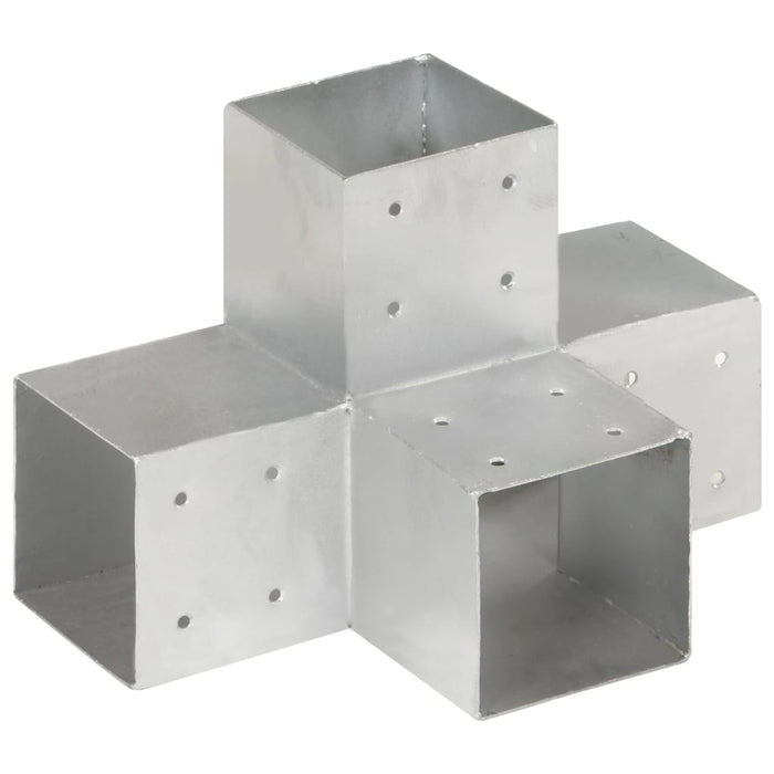 Conector de grindă, formă X, 101 x 101 mm, metal galvanizat - WALTI WALTI
