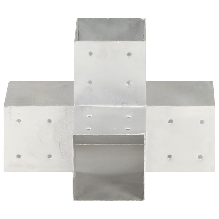 Conector de grindă, formă X, 101 x 101 mm, metal galvanizat - WALTI WALTI