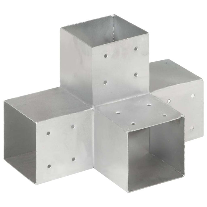 Conectori grindă, formă X, 4 buc, 101x101 mm, metal galvanizat - WALTI WALTI