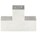 Conectori grindă, formă X, 4 buc, 101x101 mm, metal galvanizat - WALTI WALTI