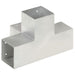 Conectori grindă, formă X, 4 buc, 101x101 mm, metal galvanizat - WALTI WALTI