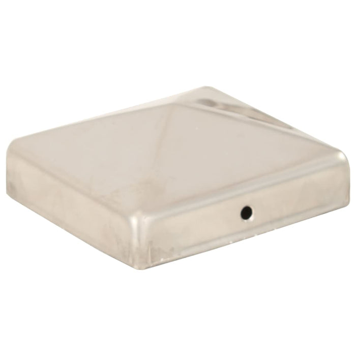 Capace stâlpi de gard piramidă 6 buc. 81x81 mm oțel inoxidabil - WALTI WALTI
