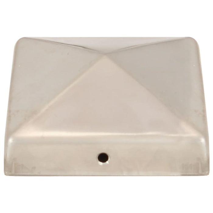 Capace stâlpi de gard piramidă 6 buc. 81x81 mm oțel inoxidabil - WALTI WALTI