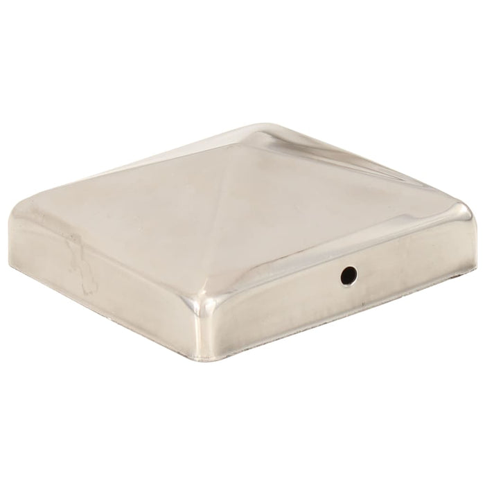 Capace stâlpi de gard piramidă 6 buc. 91x91 mm oțel inoxidabil - WALTI WALTI