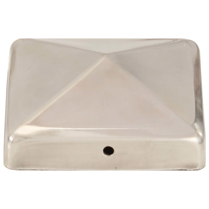 Capace stâlpi de gard piramidă 6 buc. 91x91 mm oțel inoxidabil - WALTI WALTI