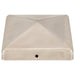 Capace stâlpi de gard piramidă 6 buc. oțel inoxidabil 101x101mm - WALTI WALTI