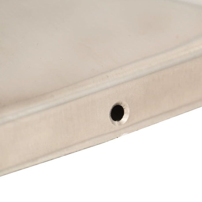 Capace stâlpi de gard piramidă 6 buc. oțel inoxidabil 101x101mm - WALTI WALTI