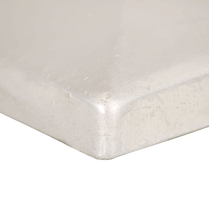 Capace stâlpi de gard piramidă 6 buc. metal galvanizat 71x71 mm - WALTI WALTI