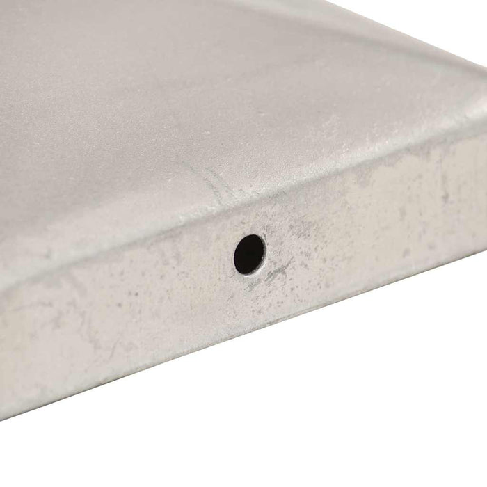 Capace stâlpi de gard piramidă 6 buc. metal galvanizat 81x81 mm WALTI