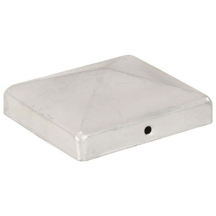 Capace stâlpi gard piramidă 6 buc. metal galvanizat 101x101 mm - WALTI WALTI