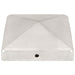 Capace stâlpi gard piramidă 6 buc. metal galvanizat 101x101 mm - WALTI WALTI