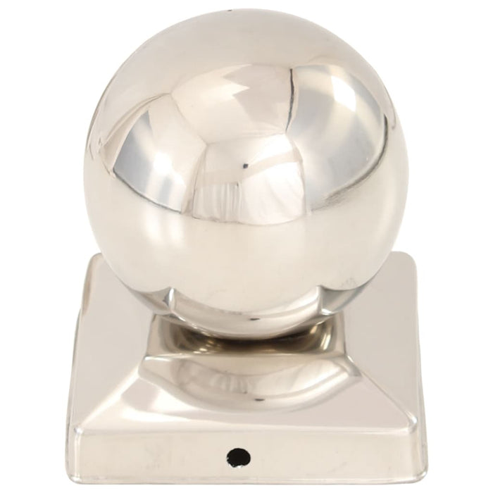 Capace stâlpi tip glob, 6 buc., 81x81 mm, oțel inoxidabil WALTI