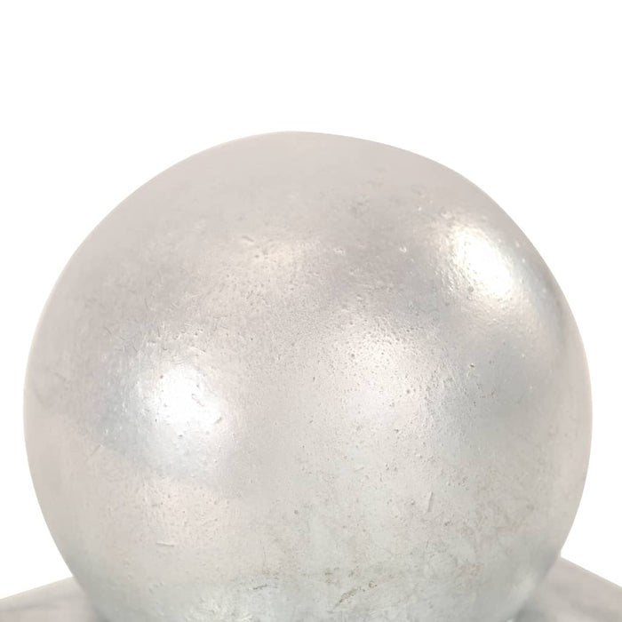Capace stâlpi tip glob, 6 buc., 101x101 mm, metal galvanizat WALTI