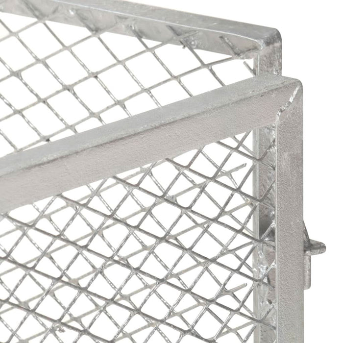 Compostor de grădină, 85x85x70 cm, fier galvanizat - WALTI WALTI
