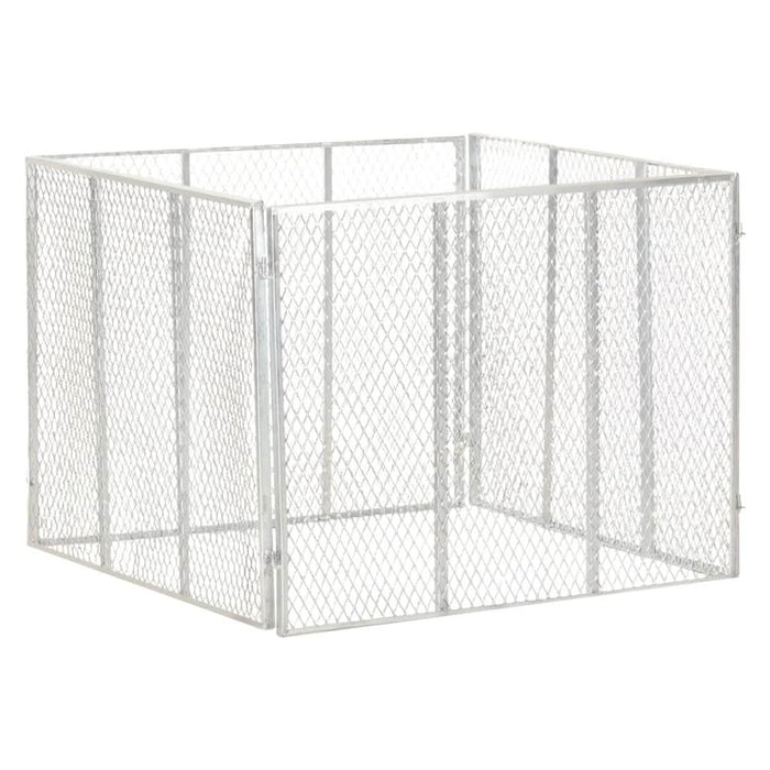 Compostor de grădină, 100x100x77 cm, fier galvanizat - WALTI WALTI