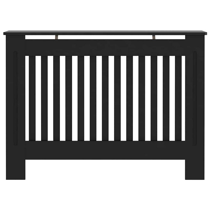 Mască pentru calorifer, negru, 112 x 19 x 81,5 cm, lemn prelucrat - WALTI WALTI