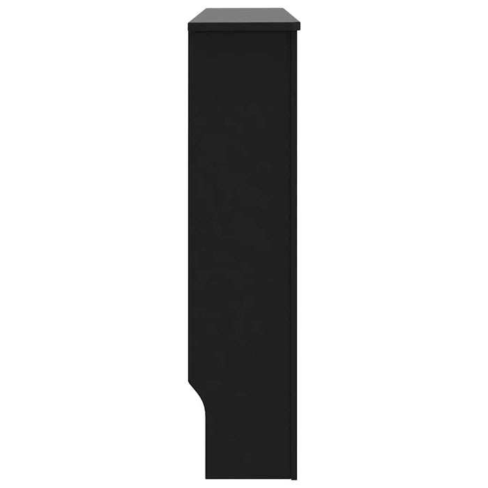 Mască pentru calorifer, negru, 112 x 19 x 81,5 cm, lemn prelucrat - WALTI WALTI