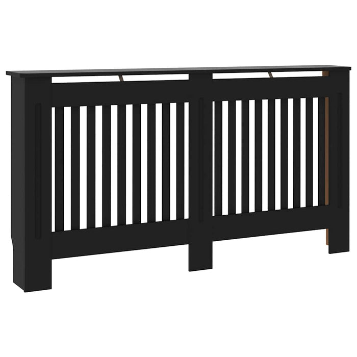 Mască pentru calorifer, negru, 152 x 19 x 81,5 cm, lemn prelucrat WALTI