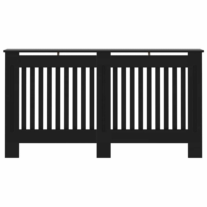 Mască pentru calorifer, negru, 152 x 19 x 81,5 cm, lemn prelucrat WALTI