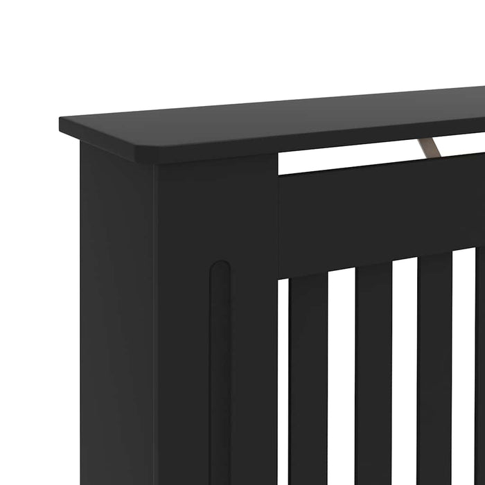 Mască pentru calorifer, negru, 152 x 19 x 81,5 cm, lemn prelucrat WALTI
