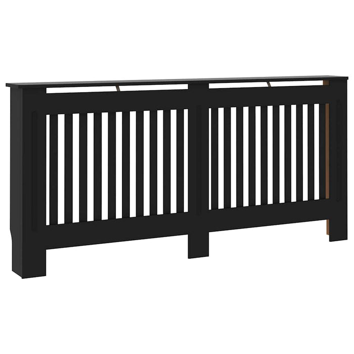 Mască de calorifer, negru, 172 x 19 x 81,5 cm, lemn prelucrat - WALTI WALTI