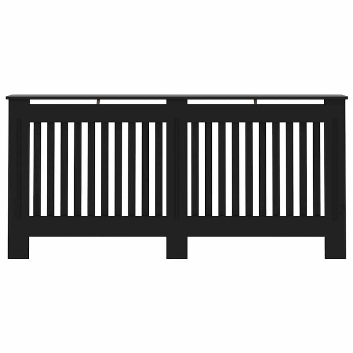 Mască de calorifer, negru, 172 x 19 x 81,5 cm, lemn prelucrat - WALTI WALTI