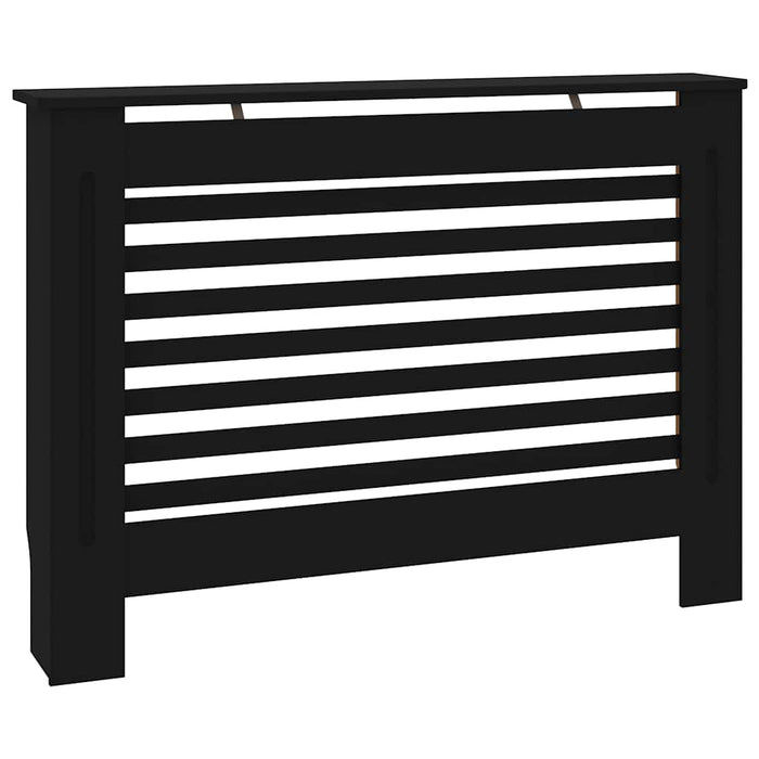 Mască pentru calorifer, negru, 112 x 19 x 81,5 cm, MDF WALTI