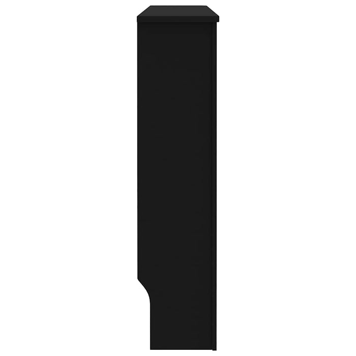 Mască pentru calorifer, negru, 112 x 19 x 81,5 cm, MDF WALTI