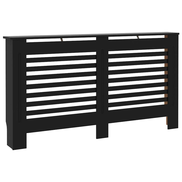 Mască pentru calorifer, negru, 152 x 19 x 81,5 cm, MDF WALTI
