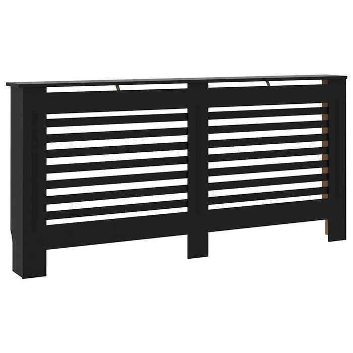Mască de calorifer, negru, 172 x 19 x 81,5 cm, MDF WALTI