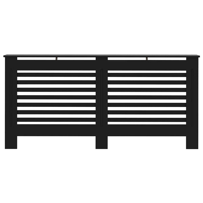 Mască de calorifer, negru, 172 x 19 x 81,5 cm, MDF WALTI