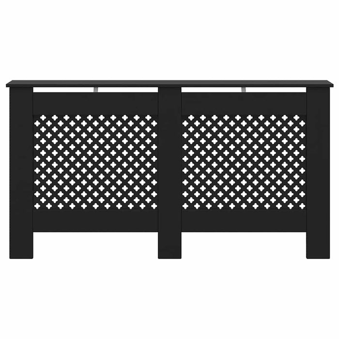 Mască pentru calorifer, negru, 152 x 19 x 81,5 cm, MDF WALTI