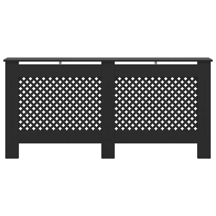 Mască de calorifer, negru, 172 x 19 x 81,5 cm, MDF WALTI