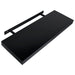 Rafturi de perete suspendate, 2 buc., negru, 60x20x3,8 cm - WALTI WALTI