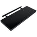 Rafturi de perete suspendate, 2 buc., negru, 80x20x3,8 cm - WALTI WALTI