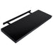 Rafturi de perete suspendate, 2 buc., negru, 120 x 20 x 3,8 cm - WALTI WALTI