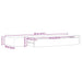 Raft de perete suspendat cu sertar, negru, 80 x 25 x 8 cm - WALTI WALTI