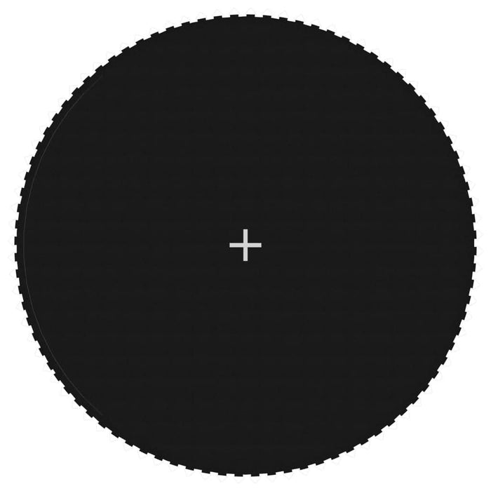 Podea de trambulină rotundă de 4,57 m, negru, material textil - WALTI WALTI