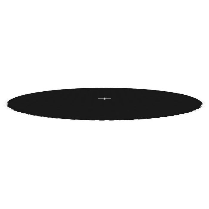Podea de trambulină rotundă de 4,57 m, negru, material textil - WALTI WALTI