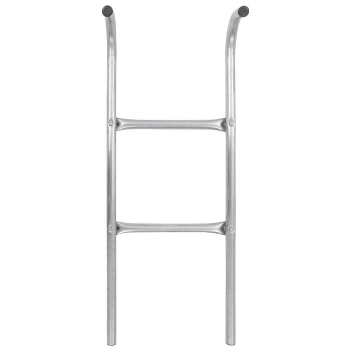 Scară de trambulină cu 2 trepte, argintiu, 102,6 cm, oțel - WALTI WALTI
