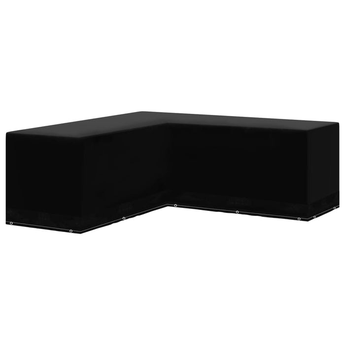 Husă mobilier de grădină, formă de L, 12 ocheți, 250x250x90 cm - WALTI WALTI