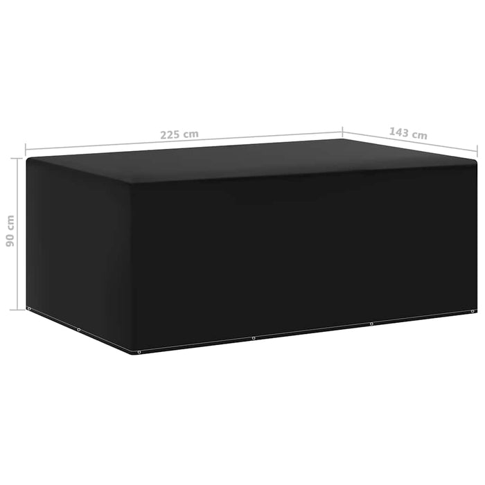 Husă mobilier de grădină, 7 ocheți, 143 x 225 x 90 cm - WALTI WALTI