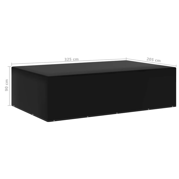 Husă mobilier de grădină, 12 ocheți, 205 x 325 x 90 cm - WALTI WALTI