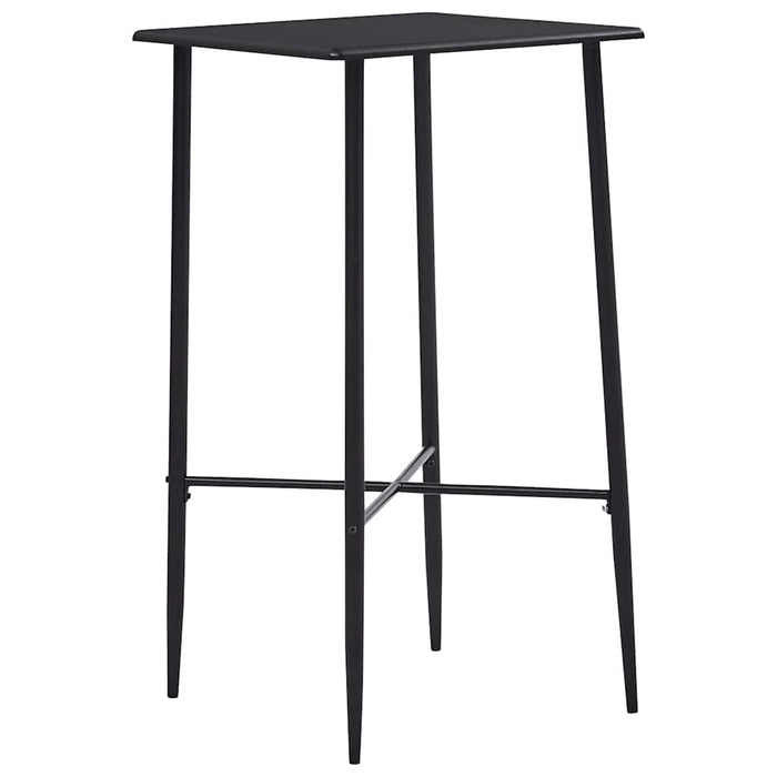 Set mobilier de bar, 3 piese, negru, material textil - WALTI WALTI