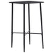 Set mobilier de bar, 3 piese, negru, material textil - WALTI WALTI