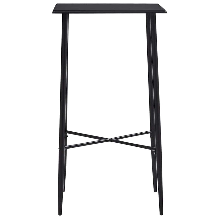 Set mobilier de bar, 3 piese, negru, material textil - WALTI WALTI